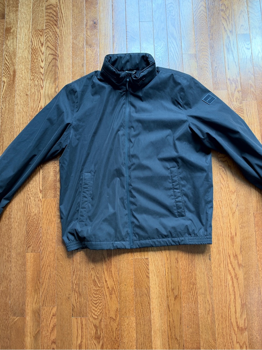 Men's Black Zip-Front Jacket